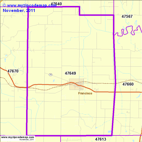 map of 47649