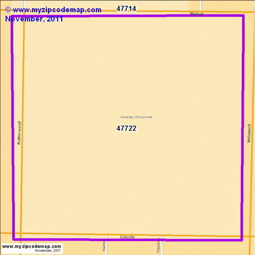 map of 47722