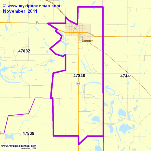 map of 47848
