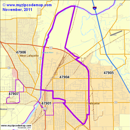 map of 47904