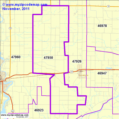 map of 47950