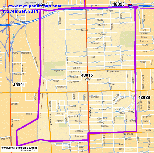 map of 48015