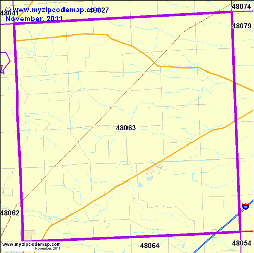 map of 48063