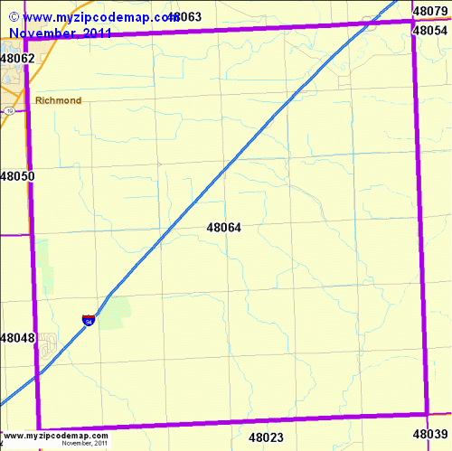 map of 48064