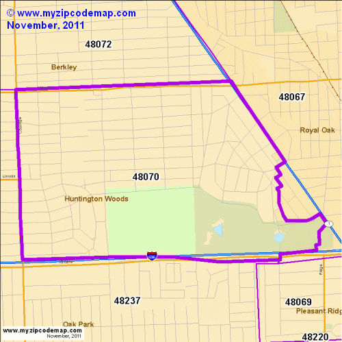 map of 48070