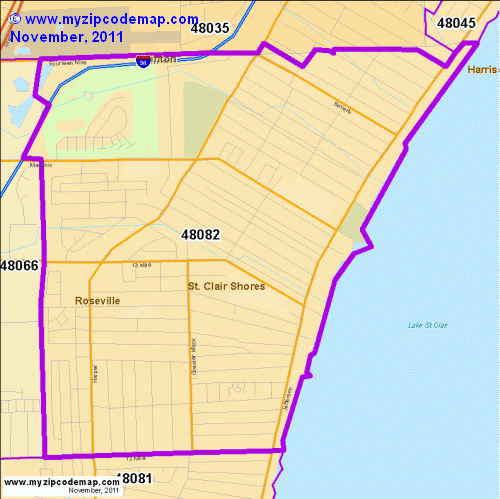 map of 48082