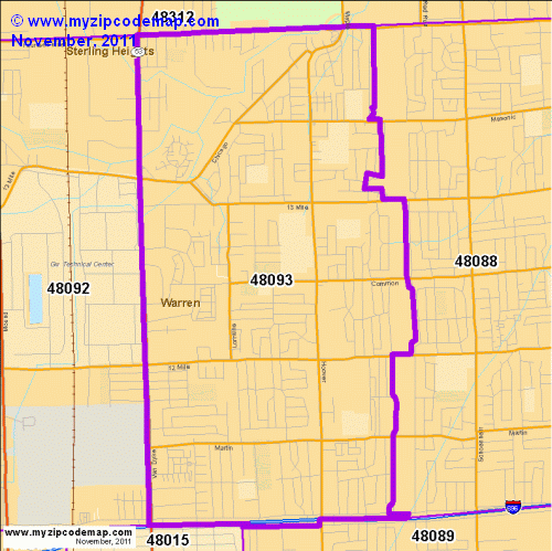 map of 48093