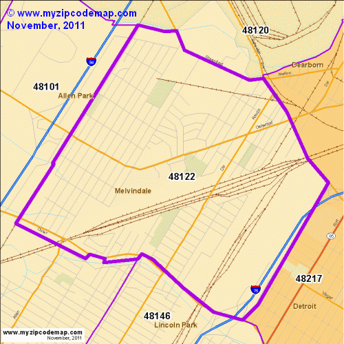 map of 48122