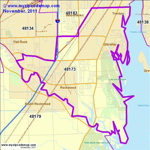 map of 48173