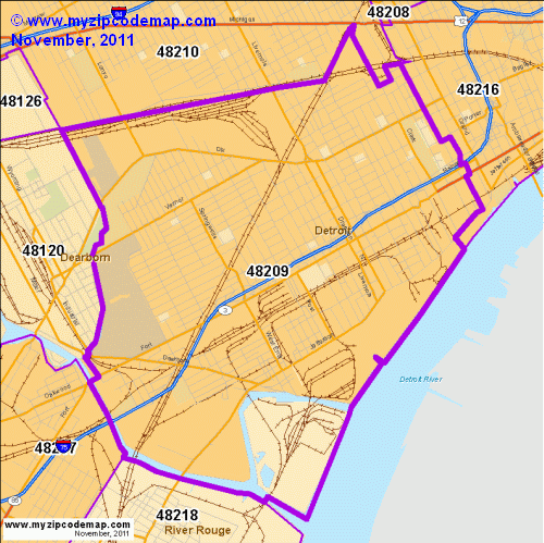map of 48209