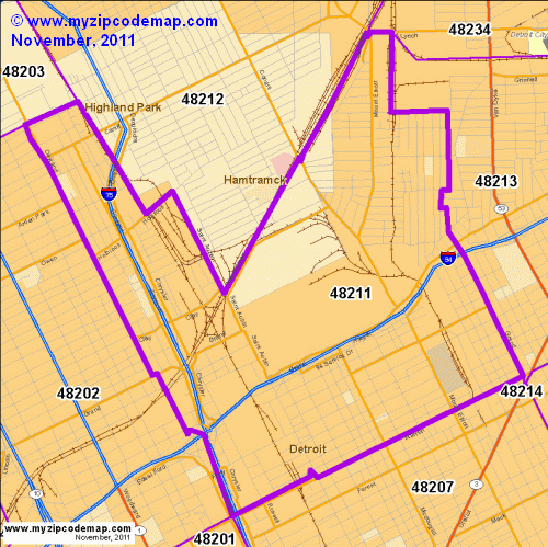 map of 48211