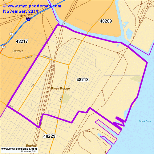 map of 48218