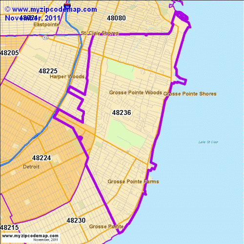 map of 48236