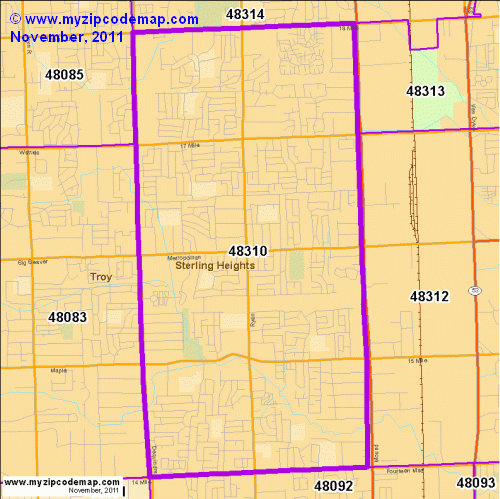 map of 48310