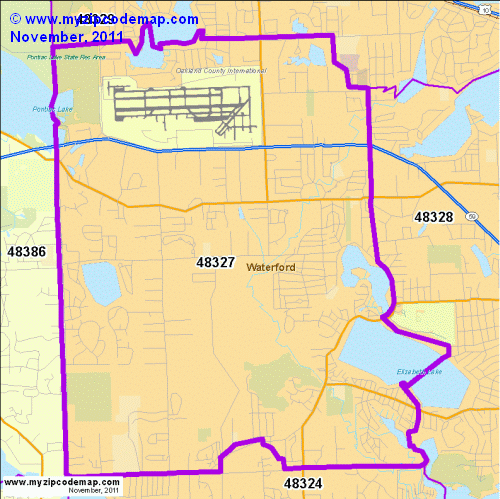 map of 48327