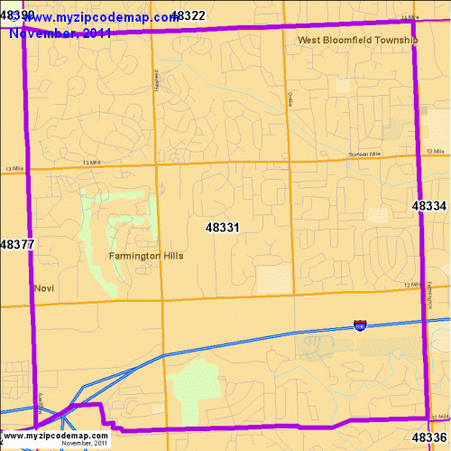 map of 48331