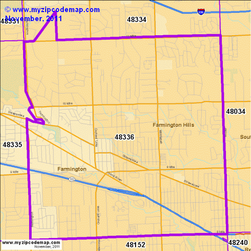 map of 48336