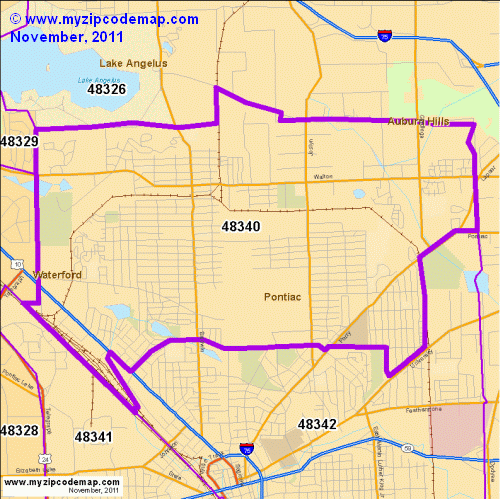 map of 48340