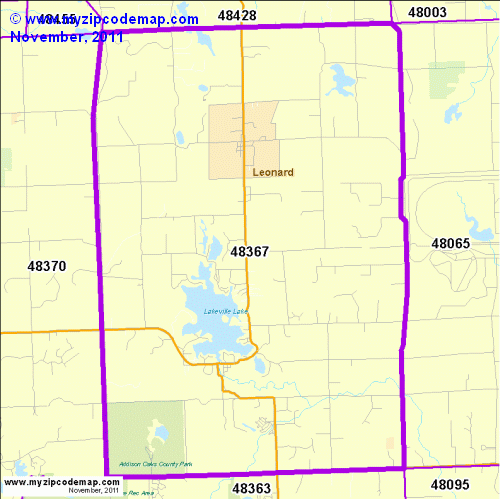 map of 48367