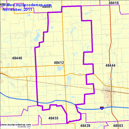 map of 48412