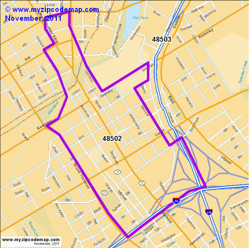 map of 48502