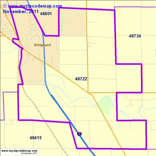 map of 48722