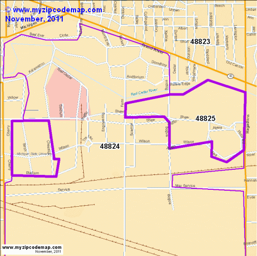 map of 48825