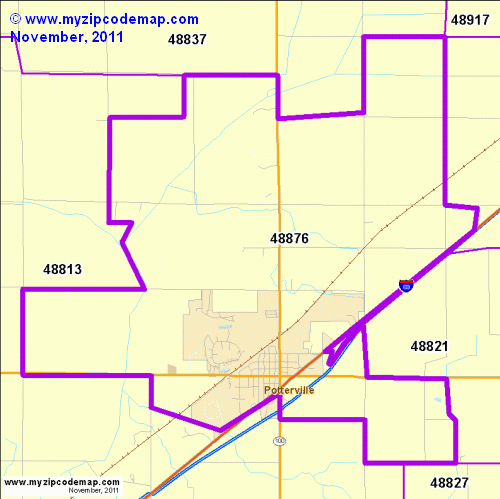 map of 48876