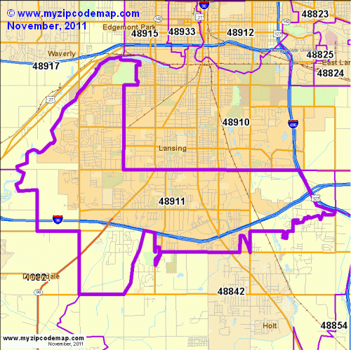 map of 48911