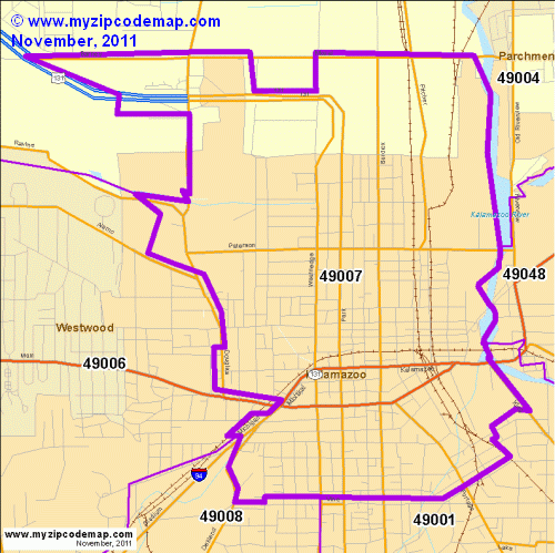 map of 49007