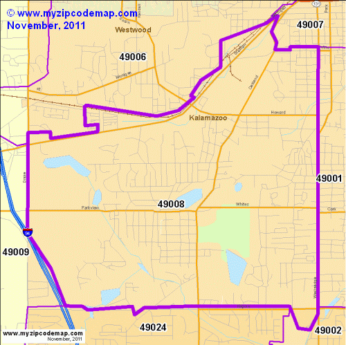 map of 49008