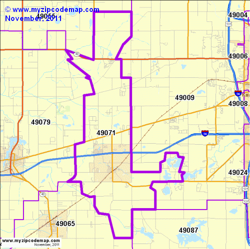 map of 49071