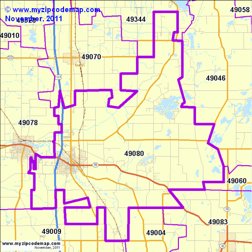 map of 49080