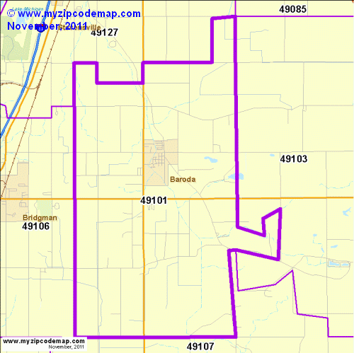 map of 49101