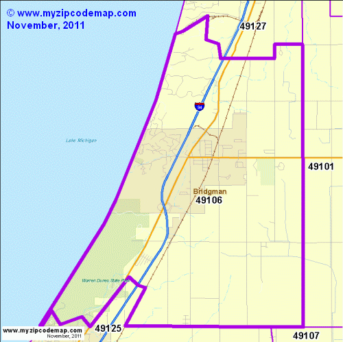 map of 49106