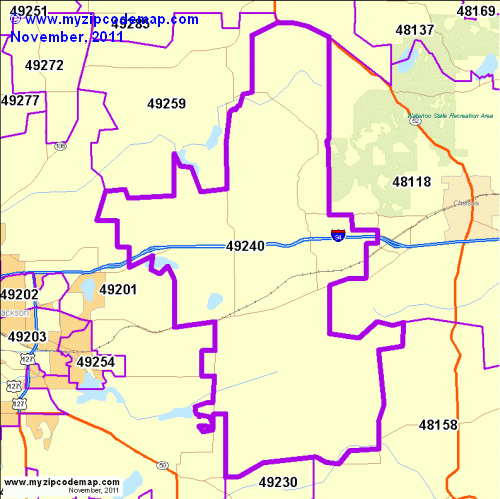 map of 49240