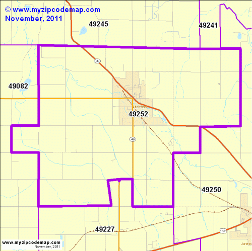 map of 49252