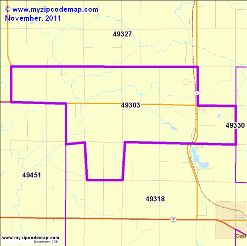 map of 49303