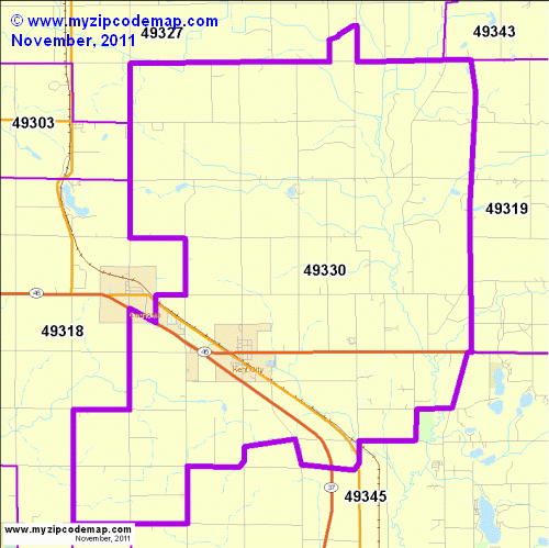 map of 49330