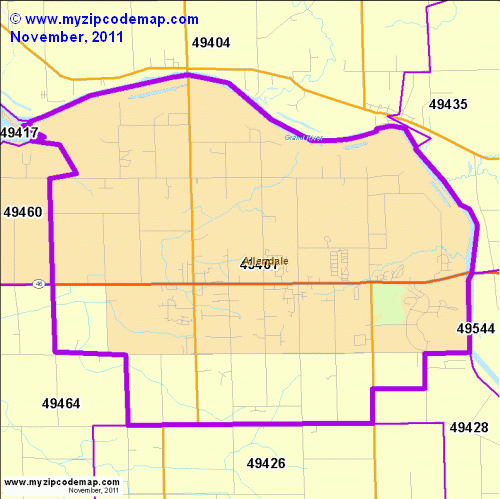 map of 49401