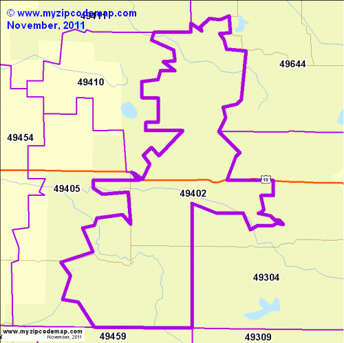 map of 49402