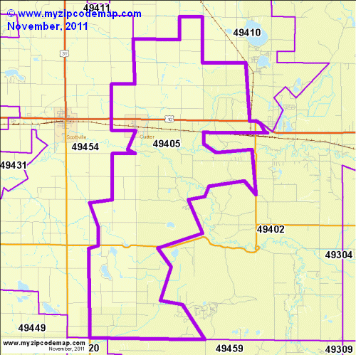 map of 49405