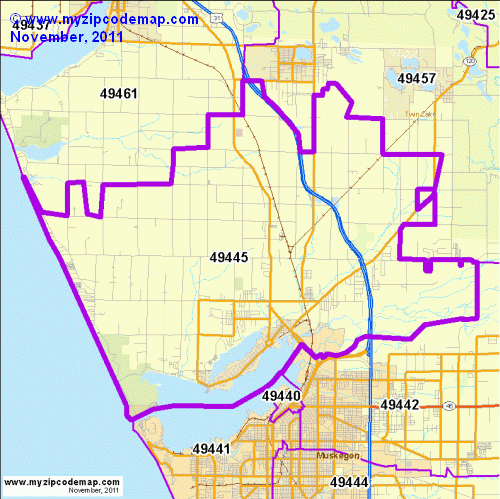 map of 49445