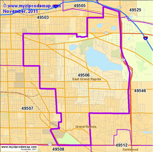 map of 49506