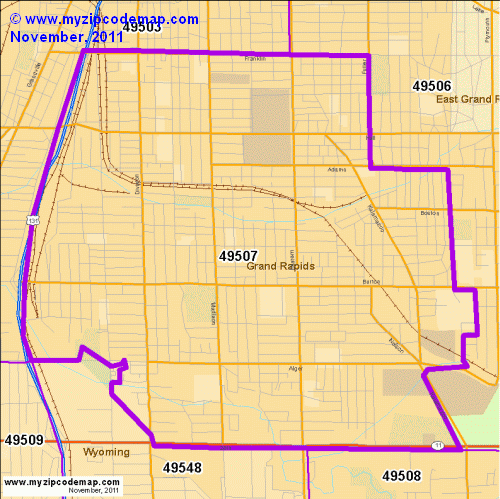 map of 49507