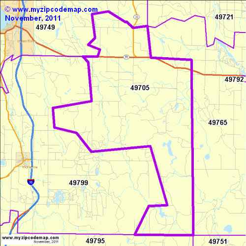 map of 49705