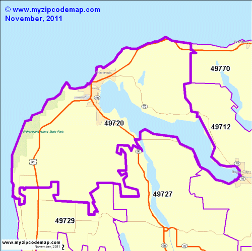 map of 49720