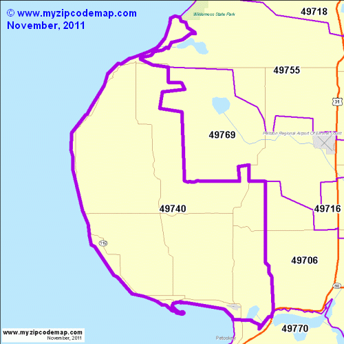 map of 49740