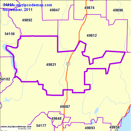map of 49821