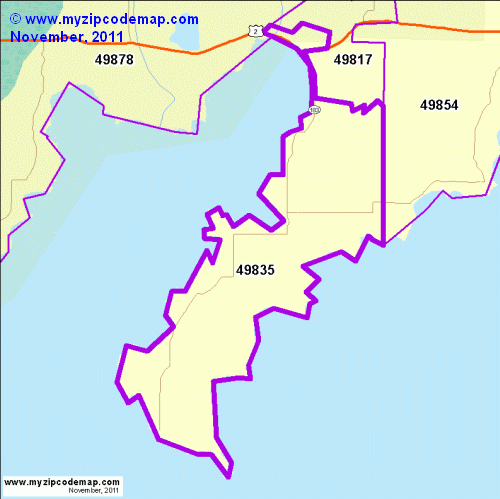 map of 49835